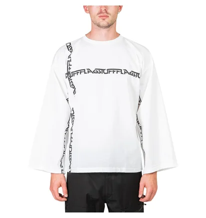 Flagstuff 'Big Line' L/S Tee (Weiß)