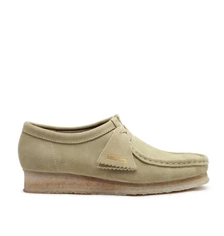 Clarks Wmns Wallabee Suede (Beige)
