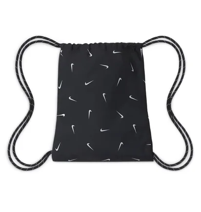 Nike Heritage Gymbag (Schwarz / Weiß)