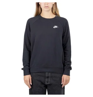 Nike WMNS Sportswear Essential Fleece Shirt (Schwarz)