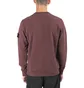 Stone Island Fleece Sweat Shirt (Burgundy)