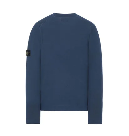 Stone Island Pigment DYE Knit Pullover (Navy)