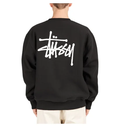 Stüssy Basic Stüssy Crew (Schwarz)