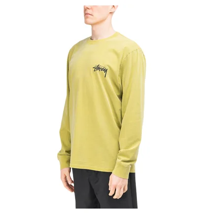 Stüssy Spring Weeds Pigment Dyed Longsleeve (Khaki)