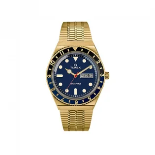 Timex Archive Q Diver Reissue 38mm (Gold / Schwarz / Blau)