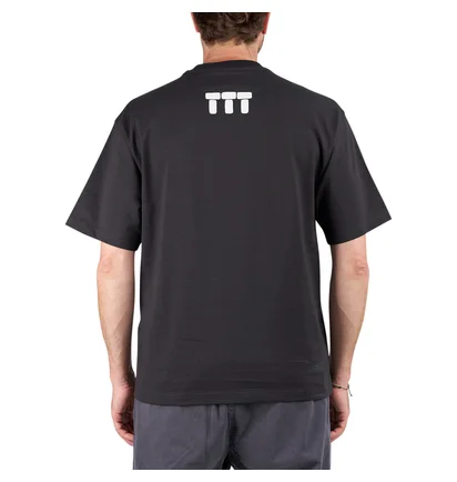 The Trilogy Tapes TTT Tetris Teeth T-Shirt (Schwarz / Glow in the Dark)