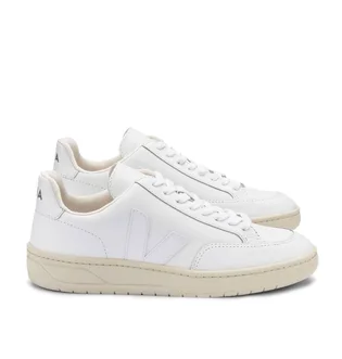 Veja V-12 Leather (Weiß)