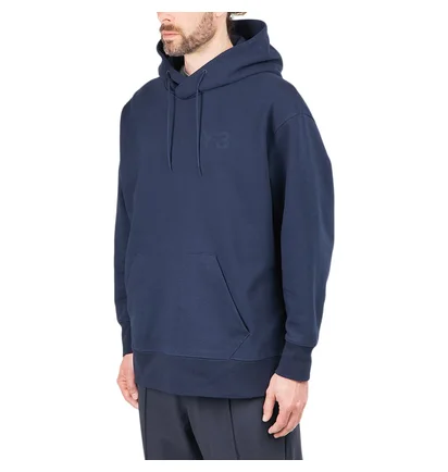 adidas Y-3 Classic Chest Logo Hoodie (Navy)