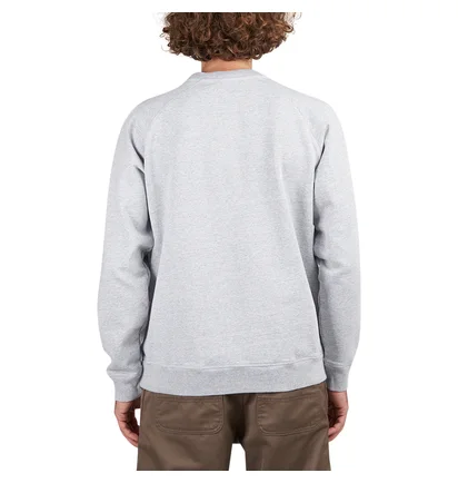 by Parra Fast Food Logo Crew Neck Sweatshirt (Grau)