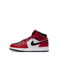 Air Jordan 1 Mid GS (Rot / Schwarz / Weiß)