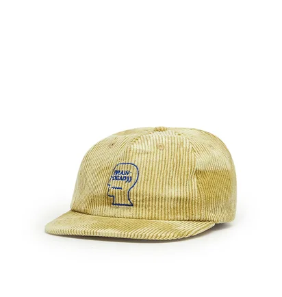 Brain Dead Bleach Cord Logo Head 5-Panel Cap (Gold)