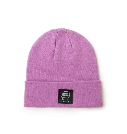 Brain Dead Logo Head Wool Beanie (Lavendel)