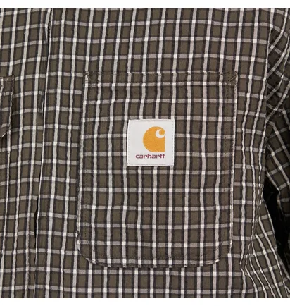Carhartt WIP Dryden Check Jacket (Dunkelgrün)