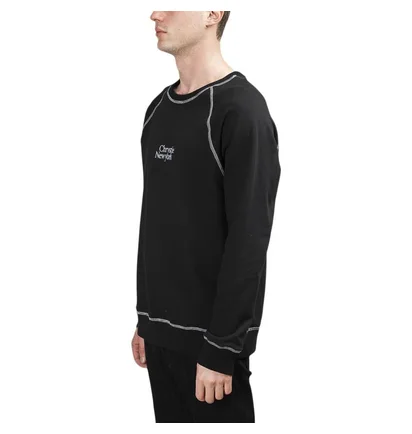 Chrystie NYC Classic Crewneck (Schwarz)