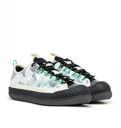 Converse x Brain Dead Bosey Boot Ox (Creme / Schwarz / Grün)