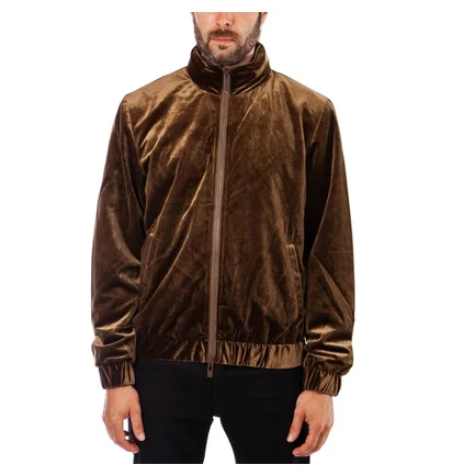 Han Kjobenhavn Track Top Velvet (Cognac)