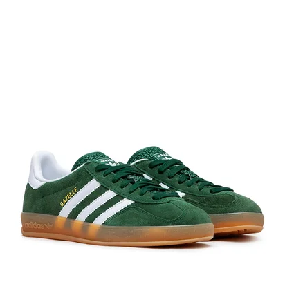 adidas Gazelle Indoor (Dunkelgrün / Weiß)