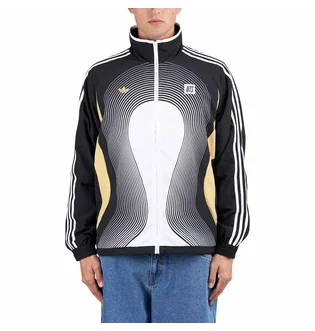 adidas x NTS TG Track Top (Schwarz / Weiß / Gold)