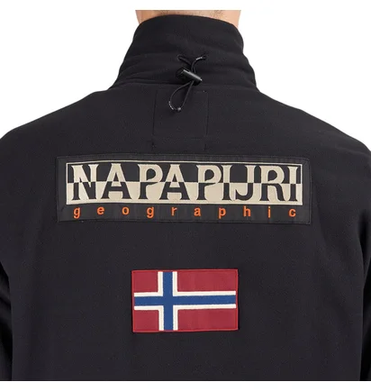 Napapijri x Patta FZ Fleece Jacket (Schwarz)