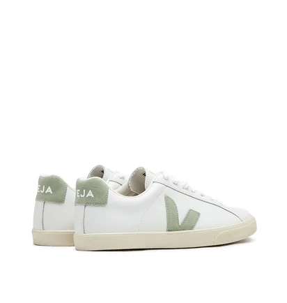 Veja WMNS Esplar Leather (Weiß / Oliv)