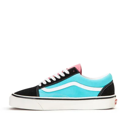 Vans Old Skool 36 DX Anaheim Factory OG (Schwarz / Türkis)