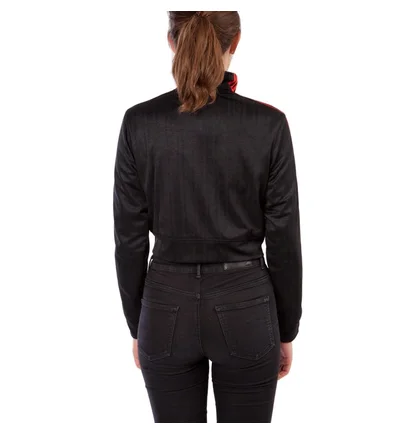 adidas by Alexander Wang AW Crop Track Top W (Schwarz / Rot)