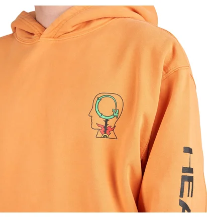 Brain Dead Heatwave Hooded Sweatshirt (Orange)