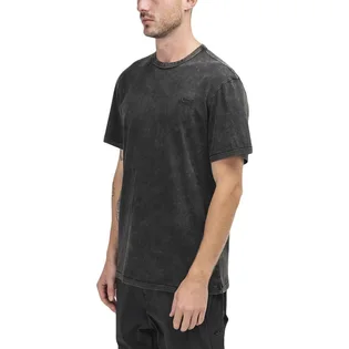 Chrystie NYC Acid Wash T-Shirt (Schwarz)