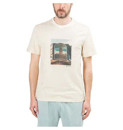 Chrystie NYC Quentin De Briey Photo T-Shirt (Creme)