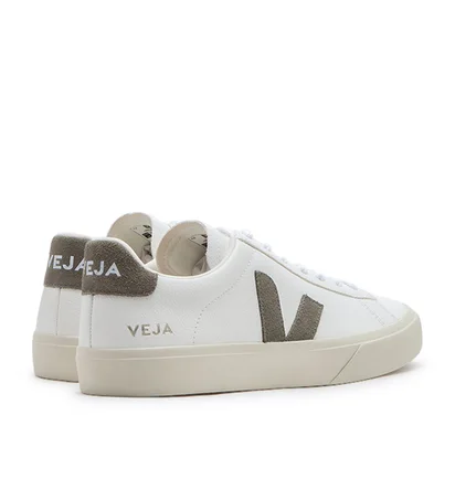 Veja Campo Chromefree Leather (Weiß / Khaki)