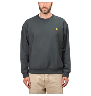 Carhartt WIP American Script Sweatshirt (Dunkelgrau)