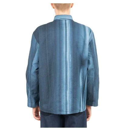 Edwin Major Tie Dye Ripstop Shirt (Blau)