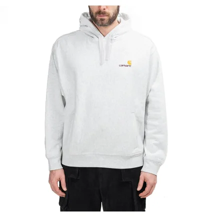 Carhartt WIP American Script Hoodie (Hellgrau)