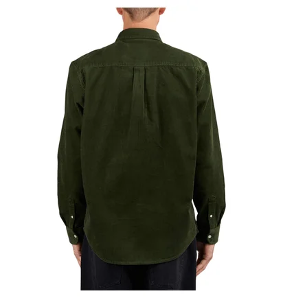 Carhartt WIP L/S Madison Cord Shirt (Dunkelgrün)