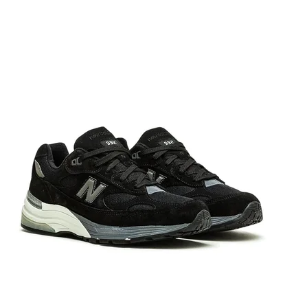 New Balance M992 BL 'Made in USA' (Schwarz / Grau)