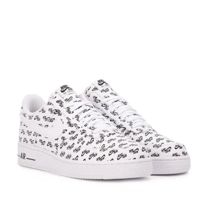 Nike Air Force 1 '07 Low QS 'Logos Pack' (Weiß)