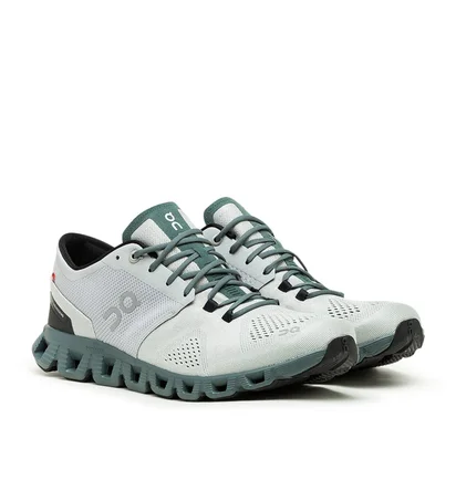 On Cloud X 'Glacier' (Grau / Anthrazit)