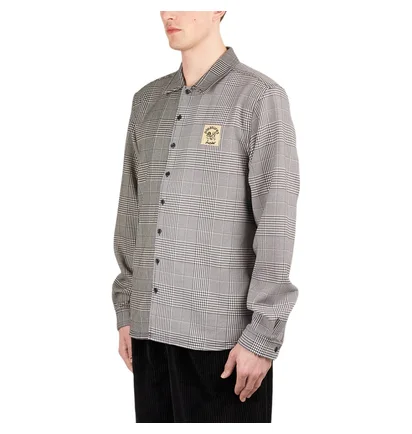 Pleasures Chase Plaid Button Down Shirt (Multi)
