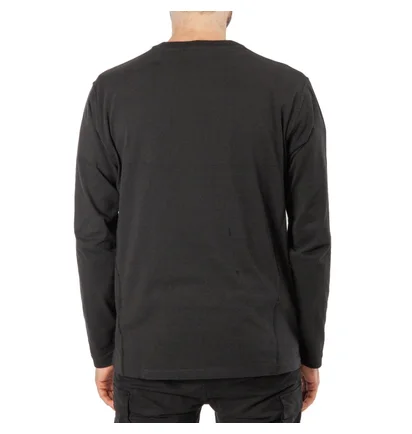 Stone Island Fissato Dye Treatment LS (Schwarz)