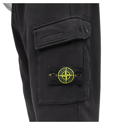 Stone Island Fleece Pants (Schwarz)
