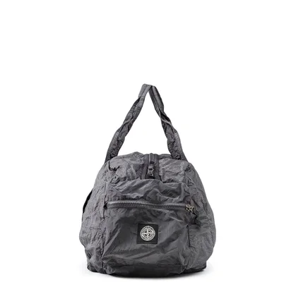 Stone Island Nylon Metal Ripstop Dufflebag (Navy / Grau)