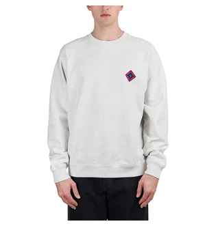 Parra Diamond Block Logo Crew Neck Sweatshirt (Grau)