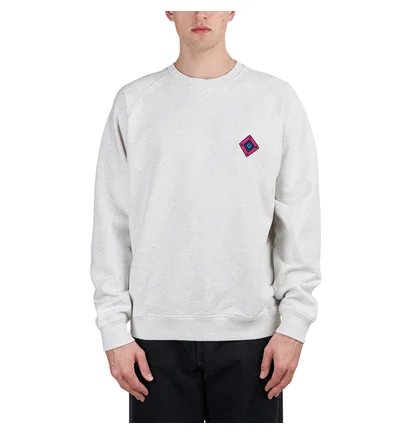 Parra Diamond Block Logo Crew Neck Sweatshirt (Grau)
