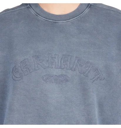 Carhartt WIP Verse Script Sweat (Blau)