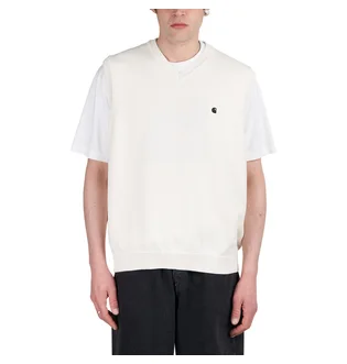 Carhartt WIP Madison Vest Sweater (Creme)