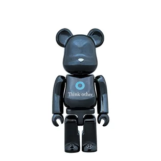 Medicom x Pharrell Williams I ''Am Other'' 400% Be@rbrick Toy (Schwarz)