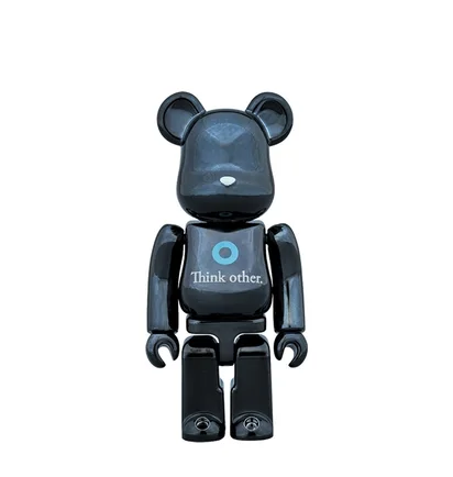 Medicom x Pharrell Williams I ''Am Other'' 400% Be@rbrick Toy (Schwarz)