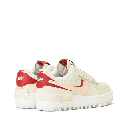 Nike WMNS Air Force 1 'Shadow' (Weiß / Rot)