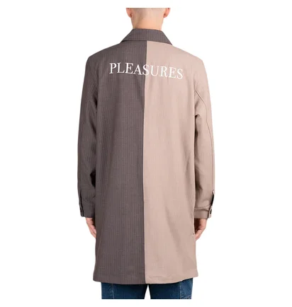 Pleasures Raid Long Jacket (Beige / Grau)