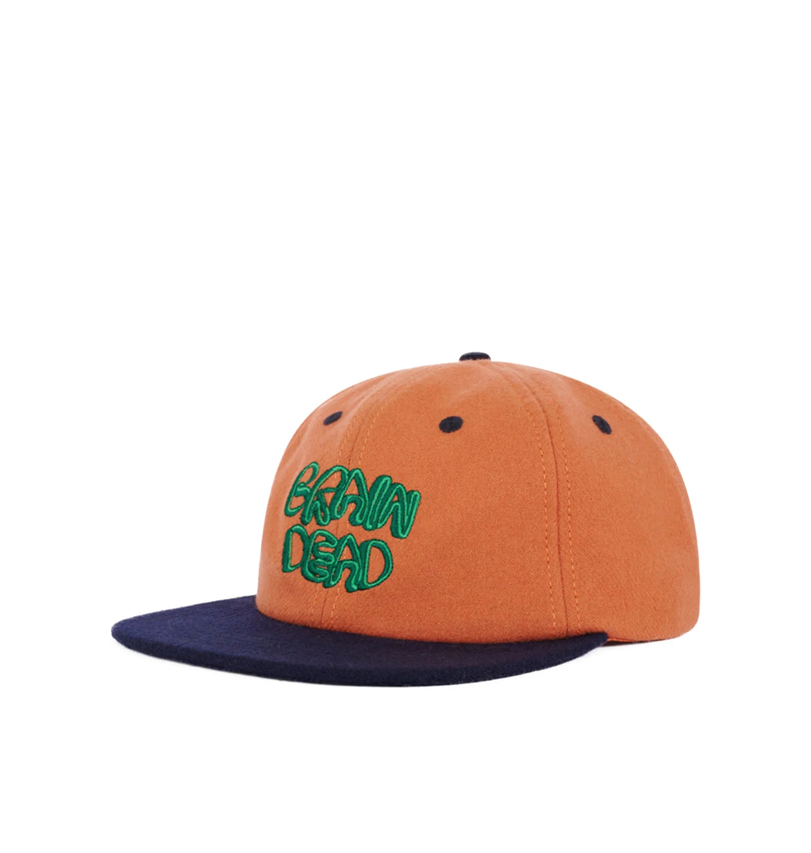 Brain Dead Plato Wool 6 Panel Cap (Orange) BDW22H01002629OR01